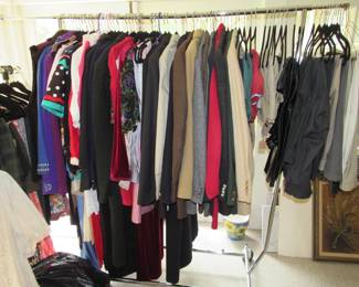 Loaded with vintage clothes