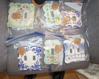 Porcelain switch plates