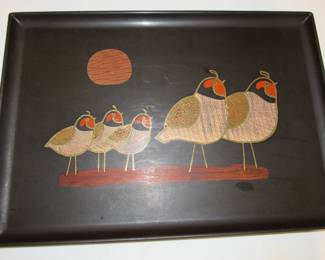 Couroc platter