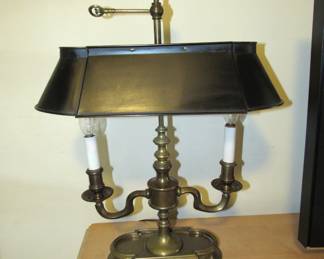 MCM heavy brass lamp