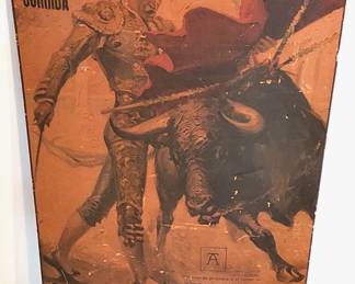 Vintage Bullfighter Poster