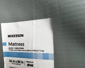 #154 McKesson 36x80 Hospital Bed Mattress - You Move $20.00