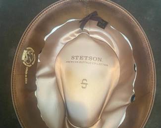 #174 Stetson Buffalo felt brown hat size 7 3/4 $50.00