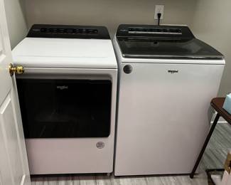 #99 Whirlpool Washer & Dryer (washer has removable Agitator) Model WTW8127 Washer & Dryer Model WED 5100 $400.00
