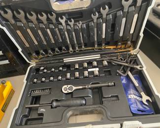 #201 Kobalt tool set in case $60.00