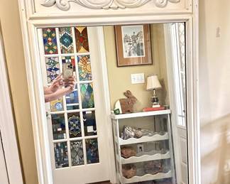 #169 Cream Repainted "Hallway" Mirror - 50x28W $28.00