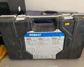 #201 Kobalt tool set in case $60.00