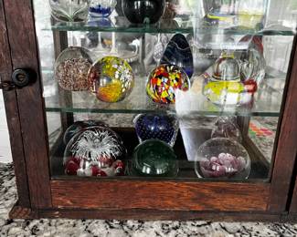 Glass paperweights - Prices from $5 to $20