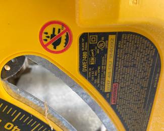 #198 DeWalt table saw DWE7480 on a rolling workbench DW7440RS $300.00