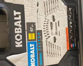 #201 Kobalt tool set in case $60.00