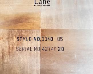 #170 MCM Lane Side Table (as is finish) 20x20x26 $40.00