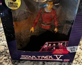 #162 Star Trek V The Final Frontier Dr. Leonard "Bones" McCoy Chief Medical Officer of the USS Enterprise (sonme damage on plastic on the box) $15.00