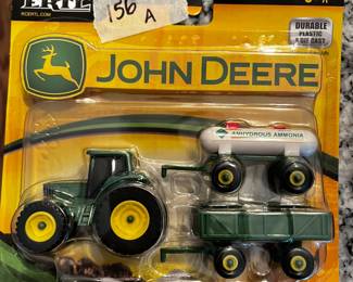 #156 John Deere 3 pc Set Ertl Durable Plastic & Die Cast $15.00