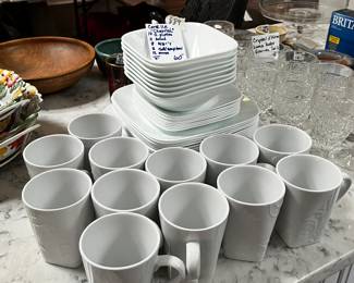 #89 Corelle "Cherrish" 1= set of 51 pcs $60.00