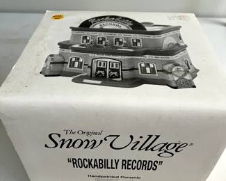 #212	KH	Snow Village "Rockabilly Records" in Box	 $20.00 
