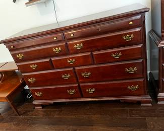 #30 Sumter dresser with 11 drawers 65x19x42 $225.00