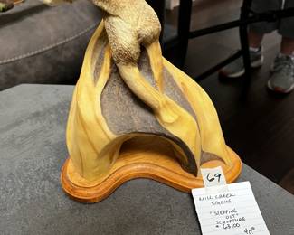 #69 Mill Creek Creek Studios "Stepping Out" Sculpture #63100 9,75" H $40.00