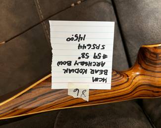 #86 MCM Bear Kokiak Archery Bow #59 58" 5P5644 $145.00
