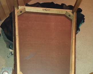 #211 Mid-Century Modern Coffee Table w/Painted Top - 32x29x16 $50.00