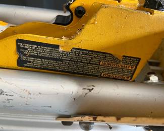 #199 DeWalt miter saw folding stand $125.00