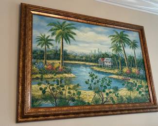Beautiful Tropical Art  Original Piece 
42” x 28” $500