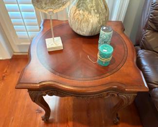 Nice End Table 28” x 28” x 24”H $125
Matching Coffee Table.