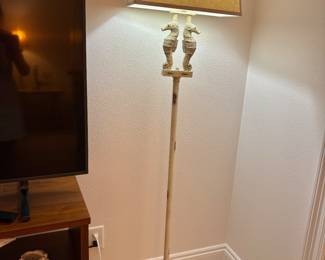 Adorable Floor Sea Horses Floor Lamp $150