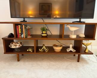 Beautiful Mid Century Shelf great for TV or Collectibles! $500
