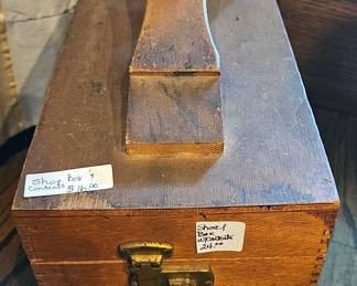Antique shoe box