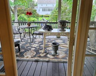 These outdoor items will be located next to the garage