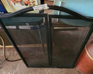 Fireplace screen