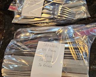 Stainless flatware