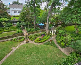 The gardens are beautiful and off limits during this sale.
