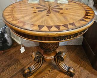 What a fun side table!