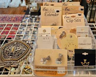 The beginning of the jewelry selections