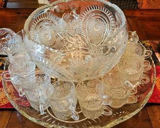 Punchbowl and cups