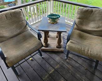 Side outdoor chairs