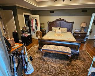 Items in the master bedroom