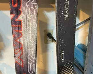 Ski's Atomic Cloud 7 and Salomon X Wing