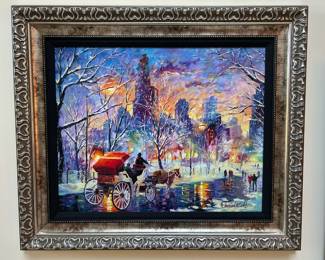 Snowy New York by Daniel Wall