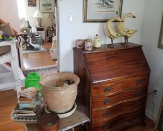 Slant top writing desk