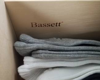Cottage chic nightstand detail - made by Bassett
