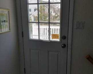 Exterior door