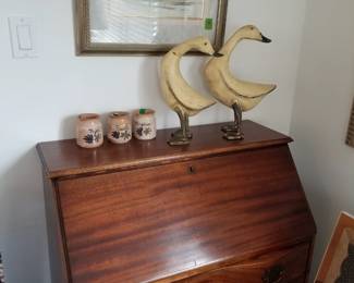 Slant top writing desk