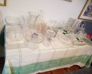 Glassware and cut crystal