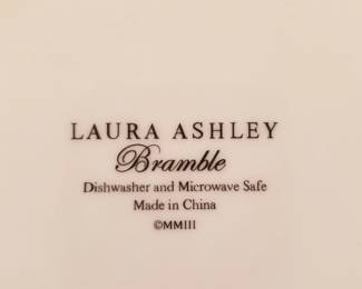 Laura Ashley Bramble dinnerware