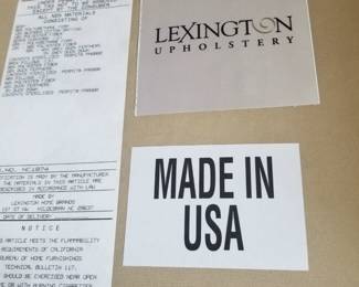 Beautiful white sofa by made in USA by Lexington