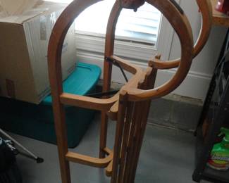 Vintage German Rams Horn Bentwood Sled/Known as "Grindelwalders"