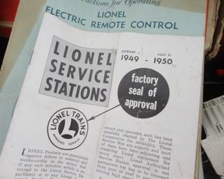 1949-1950 Lionel Train Set