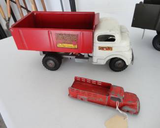 Vtg Tootsie Toy Red Pickup Truck still here